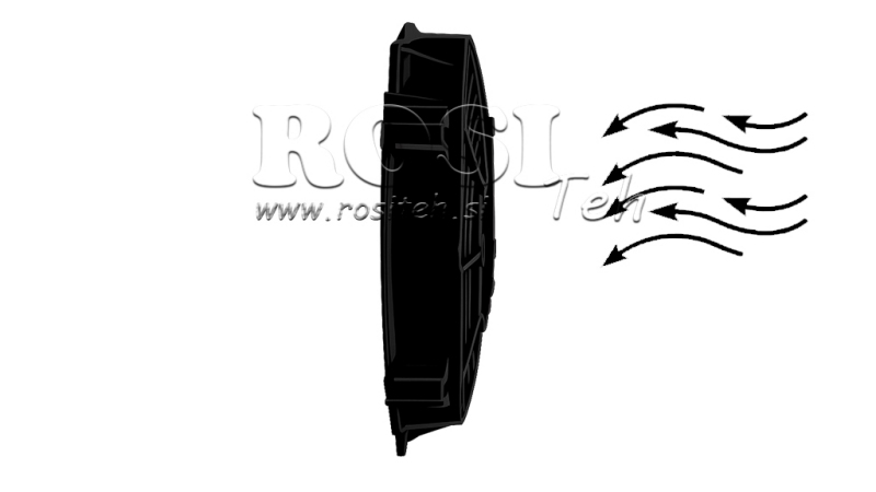 VENTILATOR AKSIALNI 280mm POTISNI 12V